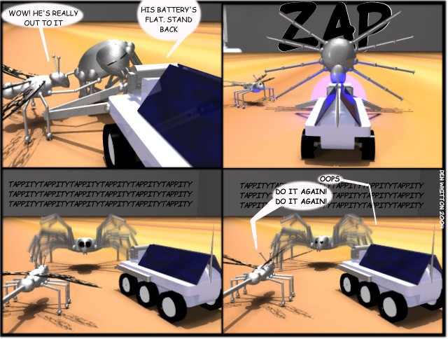 on graphic enabled browsers, the image /batty/bugs/comics/20040220.jpg would be displayed here