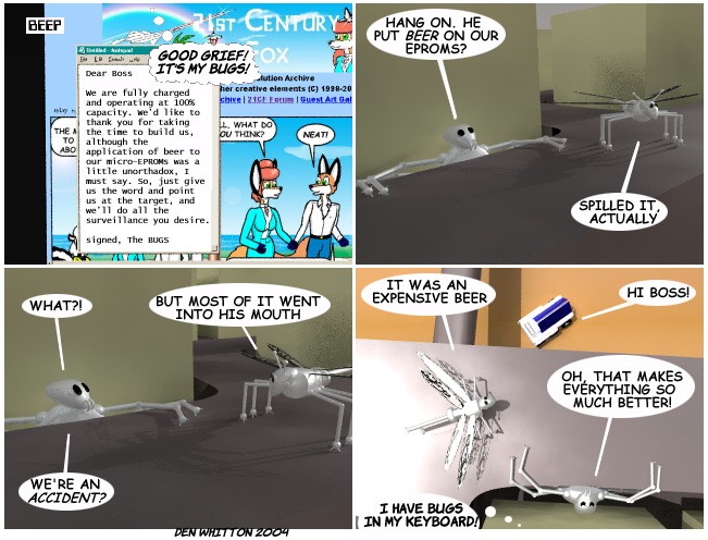 on graphic enabled browsers, the image /batty/bugs/comics/20040502.jpg would be displayed here