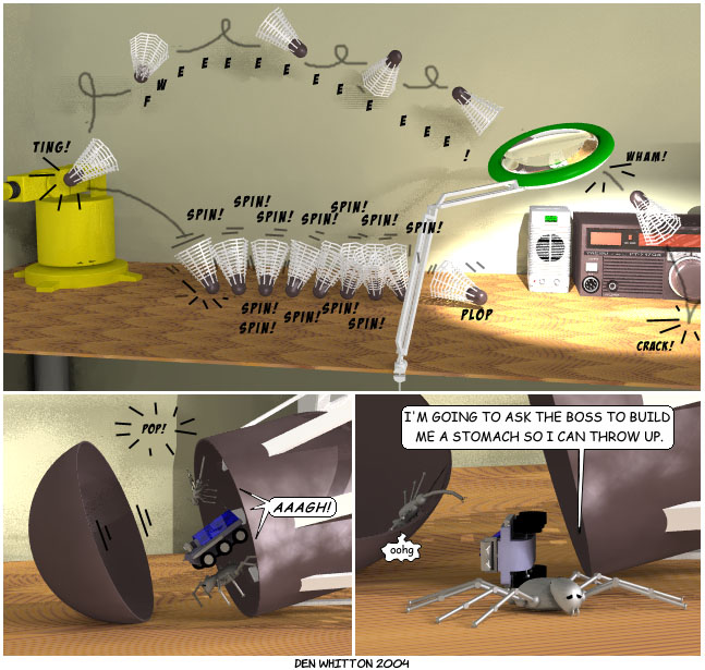 on graphic enabled browsers, the image /batty/bugs/comics/20041009.jpg would be displayed here