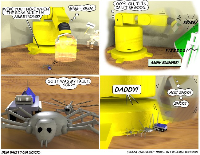 on graphic enabled browsers, the image /batty/bugs/comics/20050101.jpg would be displayed here