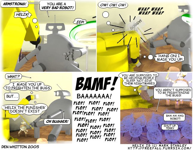 on graphic enabled browsers, the image /batty/bugs/comics/20050122.jpg would be displayed here