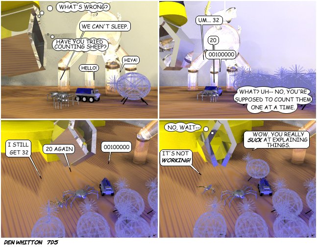 on graphic enabled browsers, the image /batty/bugs/comics/20050129.jpg would be displayed here