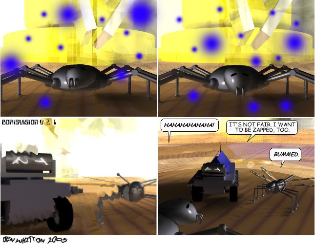 on graphic enabled browsers, the image /batty/bugs/comics/20050305.jpg would be displayed here