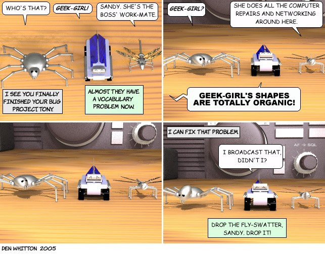 on graphic enabled browsers, the image /batty/bugs/comics/20050319.jpg would be displayed here