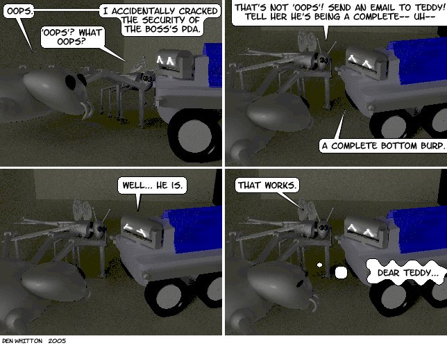 on graphic enabled browsers, the image /batty/bugs/comics/20050723.jpg would be displayed here