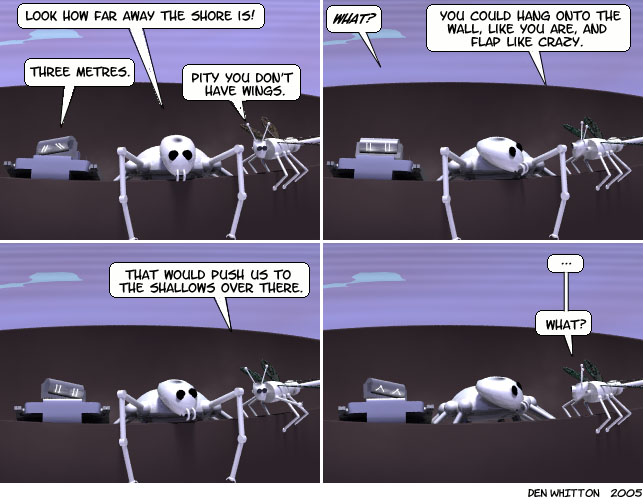on graphic enabled browsers, the image /batty/bugs/comics/20050903.jpg would be displayed here