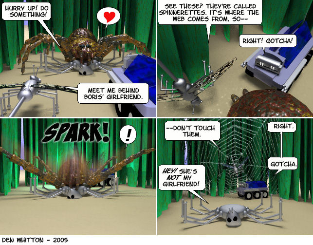 on graphic enabled browsers, the image /batty/bugs/comics/20051008.jpg would be displayed here