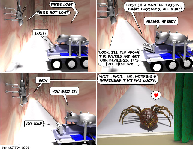 on graphic enabled browsers, the image /batty/bugs/comics/20051203.jpg would be displayed here