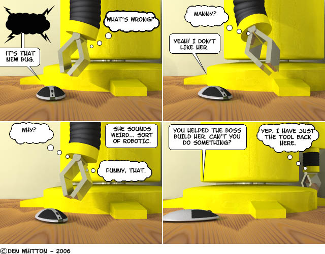 on graphic enabled browsers, the image /batty/bugs/comics/20060701.jpg would be displayed here