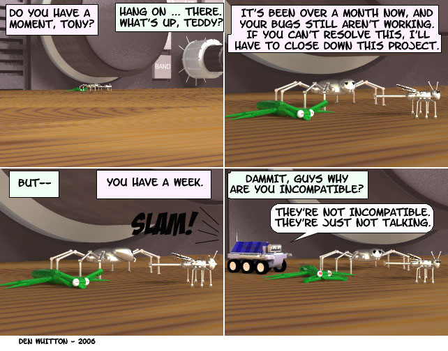 on graphic enabled browsers, the image /batty/bugs/comics/20060909.jpg would be displayed here